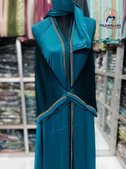 জাফরান (লাক্সারি) কাপড়ের ''সিগনেচার,, বোরখা