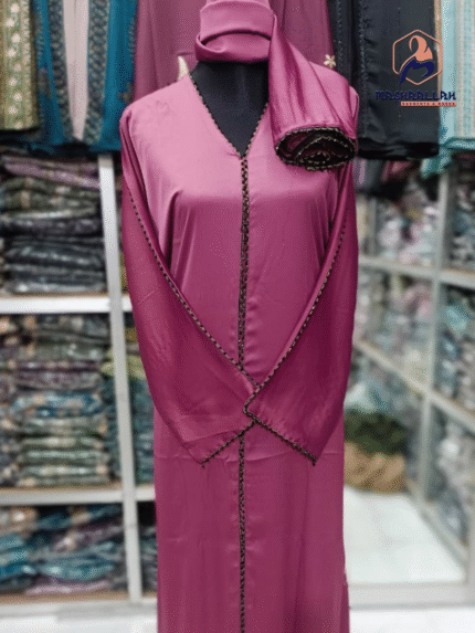 প্রিমিয়াম জাফরান(লাক্সারী) ফেব্রিক্স +ক্রিস্টাল লেইছ