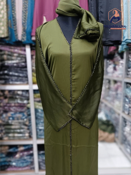 প্রিমিয়াম জাফরান(লাক্সারী) ফেব্রিক্স +ক্রিস্টাল লেইছ